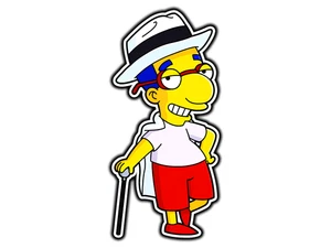 Italian Milhouse Springfield Family Sticker Waterproof Vinyl Decal Die-Cut Car - Picture 1 of 1