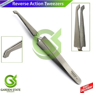 Dental Reverse Action Tweezers Orthodontic Bracket Holding Bonding Forceps Lab - Picture 1 of 1