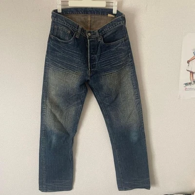 Pantalones de mezclilla Sugar Cane para hombre W31 L34 azul oscuro edición limitada modelo raro muy buen estado Foto 1 de 4