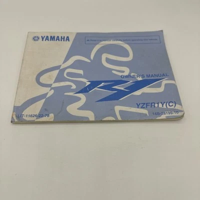 Nuevo de Lote Antiguo Yamaha 2009 YZF-R1 Manual del Propietario Modelo YZFR1000Y YZFR1Y LIT-11626-22-78 Foto 1 de 2