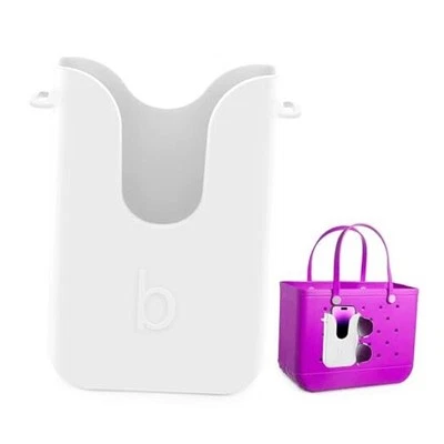 Suporte de telefone de silicone para bolsas Bogg, acessório de capa de telefone compatível, branco - Imagem 1 de 4