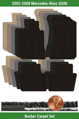 Juego de alfombrillas bereber personalizadas para Mercedes-Benz G500 2002-2008 (4 piezas) #ARR Foto 1 de 4