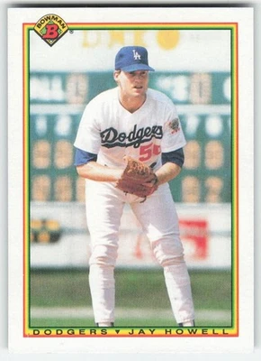 1990 Bowman #83 Jay Howell Los Angeles Dodgers 1601 - Image 1 of 2