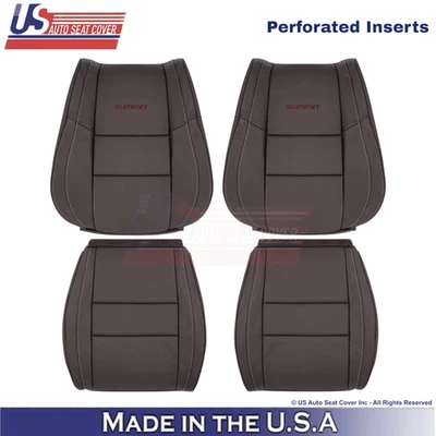 Cubiertas de repuesto delanteras de cuero marrón para Jeep Grand Cherokee Summit 2011-2021 Foto 1 de 4