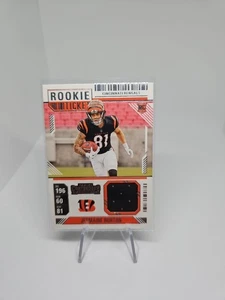 2024 Panini Contenders Jermaine Burton Rookie Ticket Swatch #RTS-JBN - Bild 1 von 2