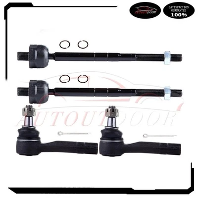 Nuevo extremo de barra de amarre exterior interior delantero 4 piezas apto para Mazda B2500 B3000 B4000 1998-2004 Foto 1 de 4