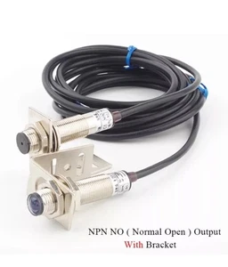 Interruptor detector sensor fotoeléctrico de haz pasante láser E3F-20L/20C1 M12 NPN SIN - Imagen 1 de 11