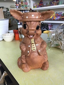 VINTAGE Twin Winton USA Happy Donkey Cookie Jar - AF - Picture 1 of 6