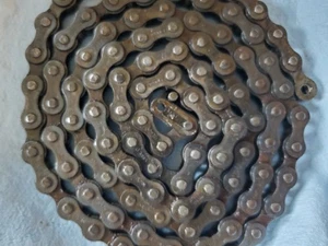VTG PHILLIPS 26" BICYCLE CHAIN W/MASTER - USED/GOOD ENGLAND MADE - Picture 1 of 12