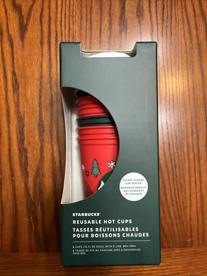 Новый Starbucks цвет меняется чашка, праздник 6 упаковка многоразового использования 2022 - Изображение 1 из 4