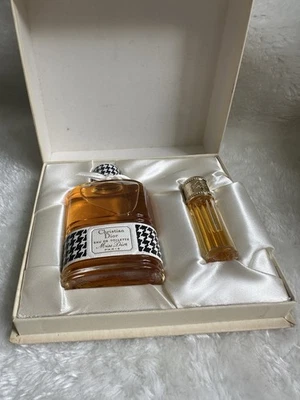 Vintage MISS DIOR Parfum Pour Le Sac Gift Box Set NIB 2 Oz And 1/8 Oz - Image 1 of 4