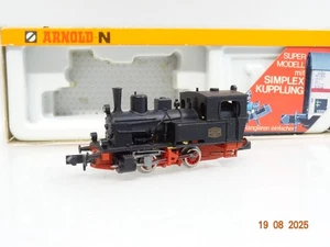Arnold N 2242 Dampflok Hanomag mit Simplex-Kupplung in OVP JL2426 - Bild 1 von 3