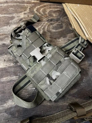 US Military ACU Drop Leg MOLLE Universal UH-92F-MS-UCA Holster  Hunting, Airsoft - Image 1 of 4