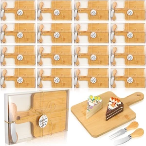 16 Set Wedding Bridal Shower Cheese Board Party Favors Wooden Mini Charcuteri... - Picture 1 of 6