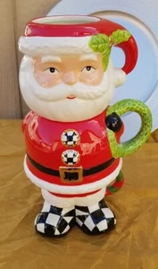 MACKENZIE CHILDS Granny Kitsch Santa Tower 3er Set - Neu - Bild 1 von 10