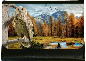 Cartera de cuero sintético Pharoah Eagle Owl para dama - Imagen 1 de 4