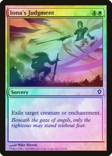 Iona's Judgment FOIL Worldwake NM White Common MAGIC GATHERING CARD ABUGames