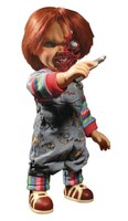 Child's Play Chucky Puppe 15" Talking Pizza Face Chucky
