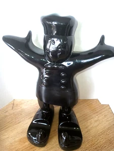 MAKE MY DAY Chef Claude Black Polyresin Cookbook/Touch Tablet Companion Stand - Picture 1 of 14
