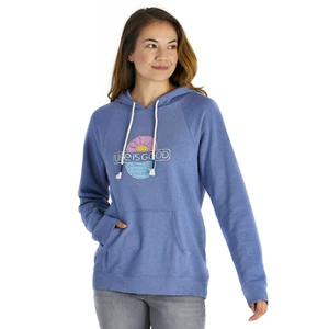 Suéter con capucha para mujer Life Is Good Simply True Sunwaves French Terry, mediana - Imagen 1 de 4