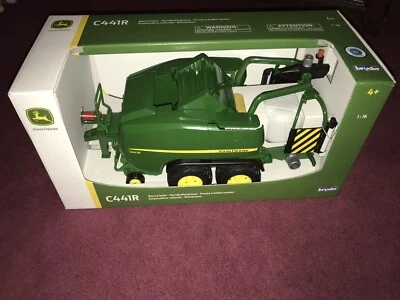 Bruder John Deere Wrapping Chamber Baler C441R Vehicle 09819 - Hay Baler - Image 1 of 4