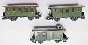3 x Märklin/Primex 4194 + 4195 H0 2 x Nebenbahnwagen Gepäckwagen gebraucht gut - Bild 1 von 5