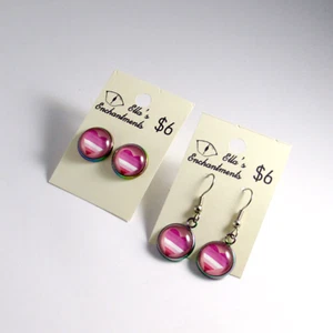 Lesbian Pride Earrings - Picture 1 of 1