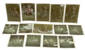 Lot of 14 Vintage 1970 Color Photos ELK HUNTING TRIP - Picture 1 of 9