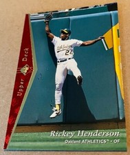 RICKEY HENDERSON 1995 UPPER DECK SP Card #182 NM-MT Condition
