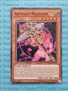 EXFO-DE028 Artefakt Mjollnir Yu-Gi-Oh Karte (U) Neu - Bild 1 von 3