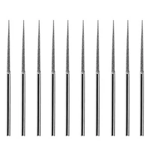 COLIBROX 10pc 2" Diamond Bead Reamer Set 1/16" x 7/8" for Dremel Rotary Tool ... - Picture 1 of 9