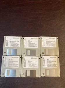 Microsoft FoxPro system V 2,5 sur disquettes 3,5" disques 1,44 Mo 1 à 6 - Photo 1/9