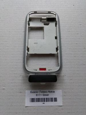 Guscio Originale Silver Argento per Nokia 6111 - Immagine 1 di 2