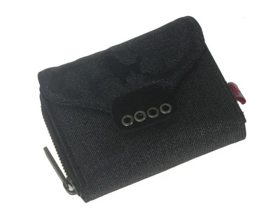 1/2 Preis! POODLEBAG Portemonnaie Geldbörse CASH CANVAS SMALL black mit Pudel