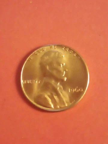1960  Penny- No Mint Mark -"L" ERROR Cover