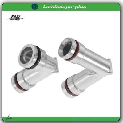 Codos de manguera de calentador de aluminio superior inferior para Pontiac Grand Prix 1998-2005 2 piezas Foto 1 de 4