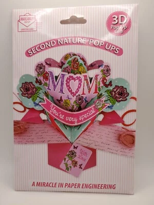 Tarjeta de Felicitación 3D Pop Up Second Nature of England Feliz Día de la Madre Muy Especial Foto 1 de 3