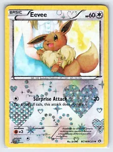 Eevee RC14/RC25 Legendary Treasures Pokemon Card Radiant Collection Rare Nm/Vlp - Picture 1 of 2