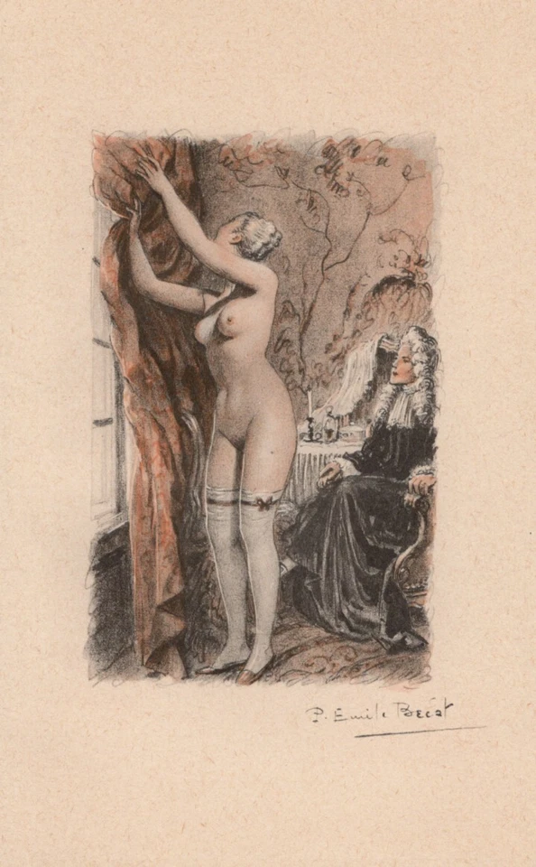 Graphique Érotique Acte Paul Emile Becat Érotique LITHOGRAPHIE De 1959 - Photo 1/1