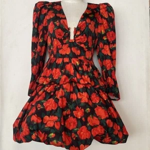 NWT RHODE TWO PIECE ALMA TOP & BLANCA SKIRT IN PALACIO JARDIN PRINT SIZE 4 - Picture 1 of 11
