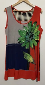 THREADZ Size XL Women’s Top Sleeveless Multicoloured Floral Stretch Casual - Bild 1 von 13