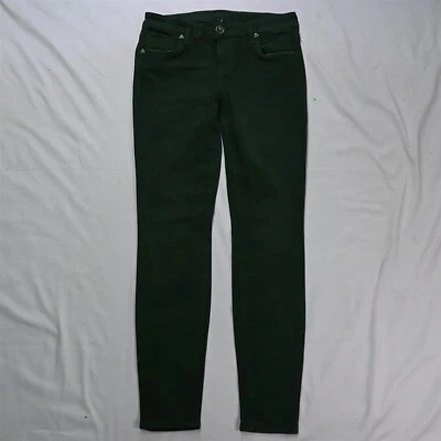 KUT from the Kloth 2 Mid Rise Skinny Green Stretch Denim Womens Jeans - Image 1 of 4