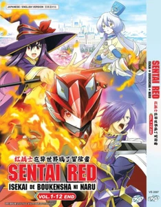 Sentai Red Isekai De Boukensha Ni Naru (1-12End) Anime DVD English Dubbed - Picture 1 of 6