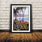 Lorne, Victoria Australia Travel Poster - High Quality Premium Print