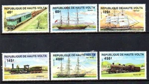 Burkina Faso (Upper Volta) Stamps - Scott #'s 662-3, 665-8 - Mint Never Hinged - Picture 1 of 1