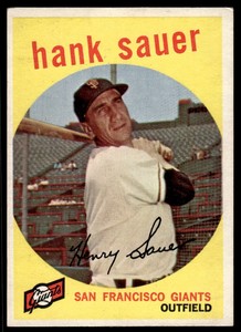 1959 Topps Hank Sauer San Francisco Giants #404