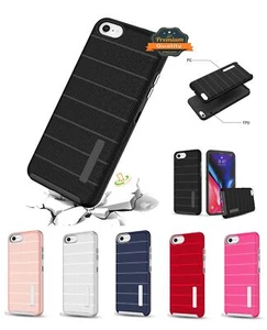 For Samsung Galaxy Note 20 Case Hybrid Armor Stripes Rugged Texture TPU Cover - Bild 1 von 30
