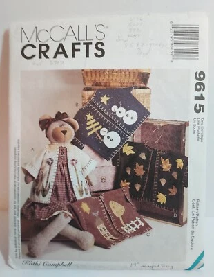 McCall's Crafts 9615 30" BEAR with 4 creative JACKETS - Image 1 of 3