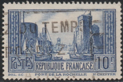 France 1929-33 SC# 252 - Port of La Rochelle - Used Lot # 061 - Image 1 of 2