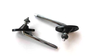 Porsche 911, 912 Targa, Cabriolet (1969-77) Sun Visor Brackets, Pair, NEW - Imagen 1 de 3